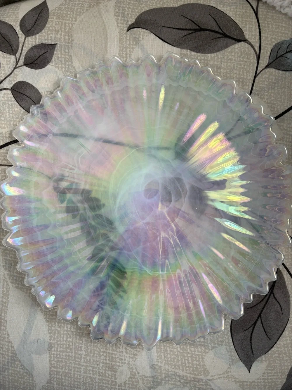 Iridescent Alabaster Plate